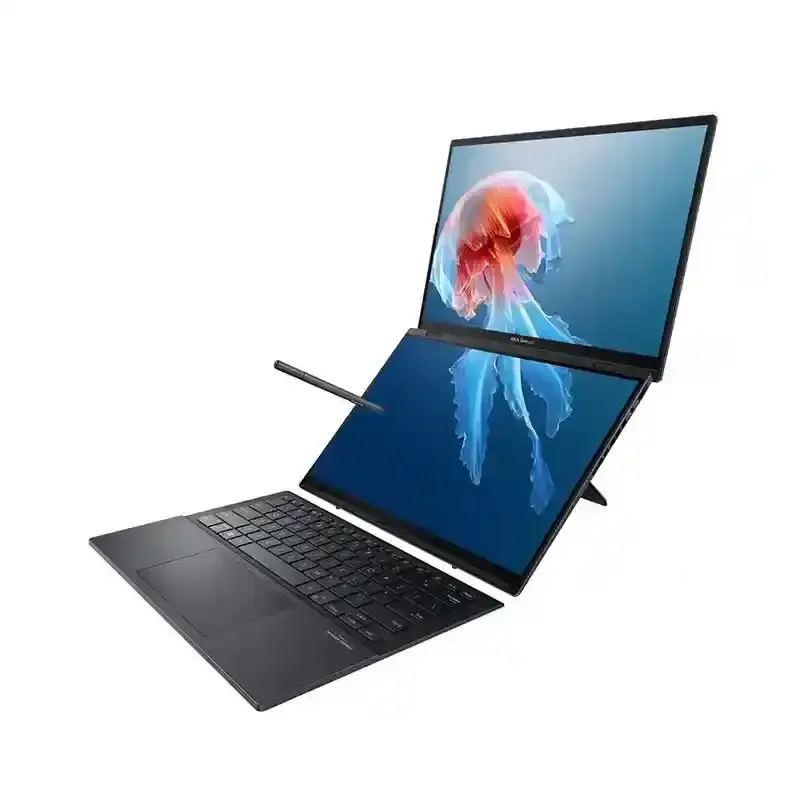 طراحی لپ تاپ 14 اینچی ایسوس مدل Zenbook DUO UX8406MA Ultra 7 155H 16GB-1TBSSD-INTEL